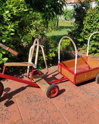 triciclo d epoca con rimorchio 