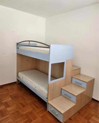 LETTO A CASTELLO E ARMADIO