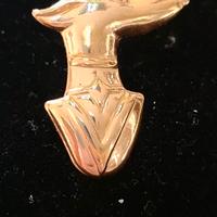 Spilla oro levriero Trussardi 