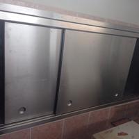 pensile per cucina professionale in acciaio INOX