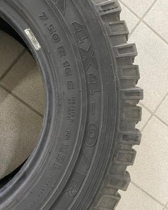 4 Gomme Michelin 7.50 R16