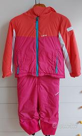 Tuta da sci bambina 3-4 anni