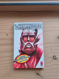 Manga l'attacco dei giganti 1 Discovery edition