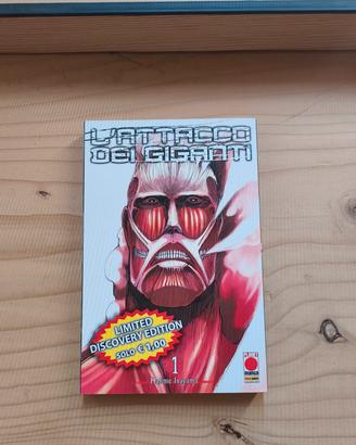 Manga l'attacco dei giganti 1 Discovery edition