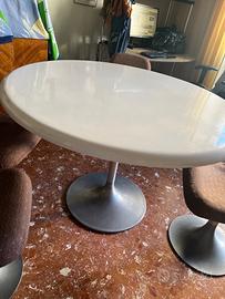 Tavolo con 4 sedie originale anni 70