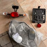 Gruppo luci targa Moto Guzzi v7 III STONE