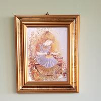 Cornice con Stampa metallica Vintage