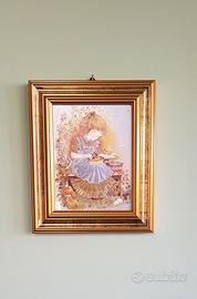 Cornice con Stampa metallica Vintage