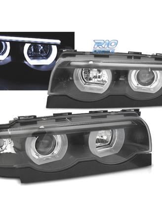 FARI BMW E38 94-01 ANGEL EYES LED NERO