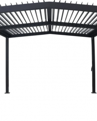 PERGOLA BIOCLIMATICA A 2 FALDE ALU 3X3.9