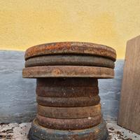 Pesi dischi palestra da ripristinare