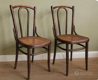 Coppia di sedie Thonet antiche