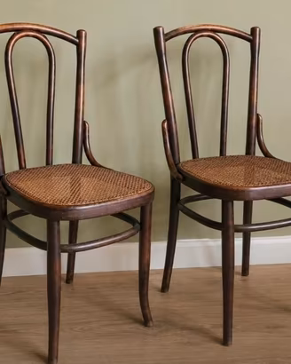Coppia di sedie Thonet antiche