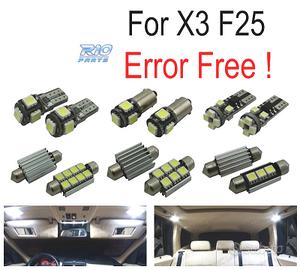 KIT 23 LAMPADE LED INTERNE BMW X3 F25 11-17