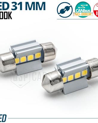 Lampadine LED SILURO 31mm C5W C10W CANbus 6500K