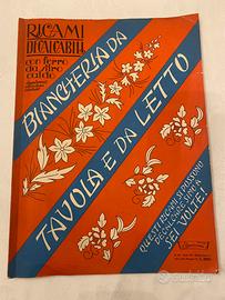 Antichi ricami decalcabili anno 1948