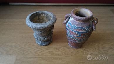Vasi in ceramica effetto antico