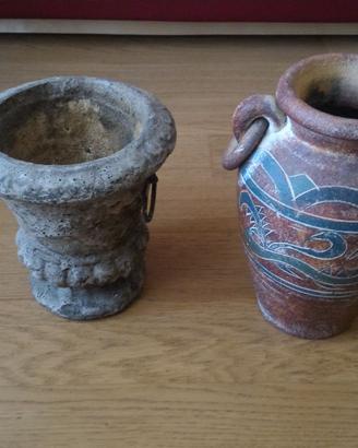 Vasi in ceramica effetto antico