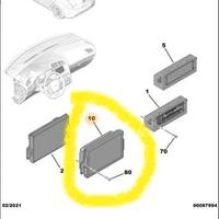 MODULO DISPLAY LCD CITROEN C4 DS4 9804707380