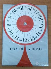 Alfa Romeo disco orario vintage anni 60/70