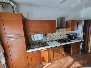 Cucina completa 336 cm con frigo inox