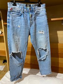 Jeans Alcott strappati blu chiaro