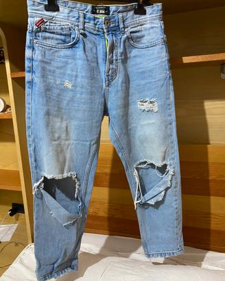 Jeans Alcott strappati blu chiaro