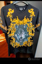 T-shirt con stampa animale Just Cavalli