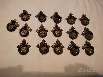 maniglie in ottone vintag