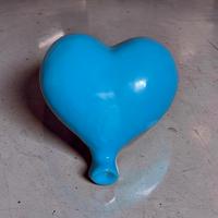 CUORE A PALLONCINO IN CERAMICA