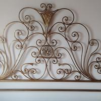 Testate Letto matrimoniale in ferro battuto