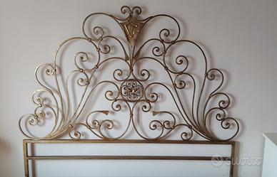 Testate Letto matrimoniale in ferro battuto