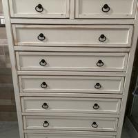 Cassetteria shabby in legno