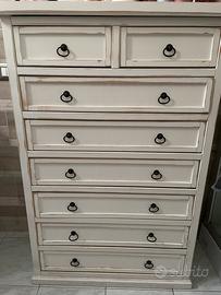 Cassetteria shabby in legno