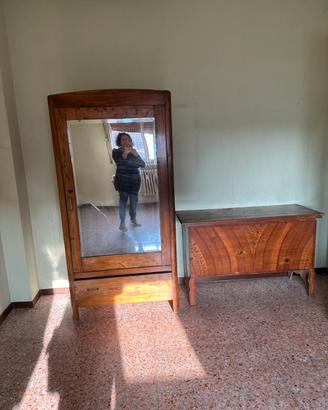 Cassapanca vintage c/piedini