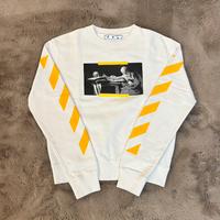White and yellow Caravaggio hoodie - Off-White