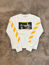 White and yellow Caravaggio hoodie - Off-White