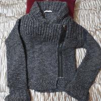 Cardigan Liu jo junior in maglia/lana grigio scuro