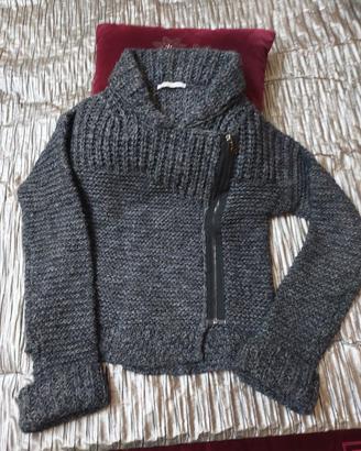 Cardigan Liu jo junior in maglia/lana grigio scuro