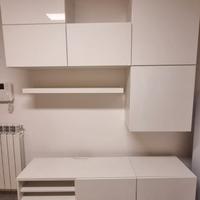 Mobile soggiorno IKEA BESTÅ –  bianco lucido