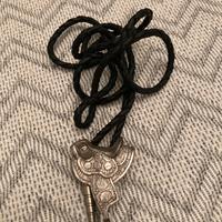 Cravatta bolo in metallo vintage