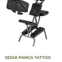 Sedia ergonomica per massaggi tatuaggi fisioterapi