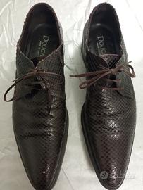 Doucal's made in Italy. Scarpe stringate in pelle