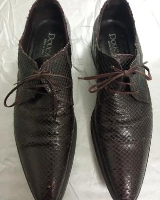 Doucal's made in Italy. Scarpe stringate in pelle