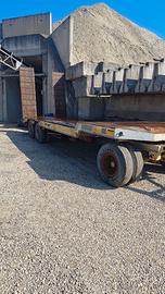 Rimorchio trasporto macchine operatrici 