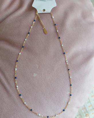 collana, orecchini, orologio 