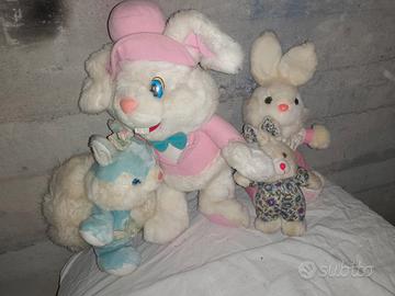 Lotto di Conigli peluche 