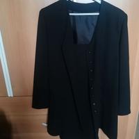 Vestito a tubino con giacca da donna nero