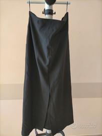 Gonna nera lunga zara clearance