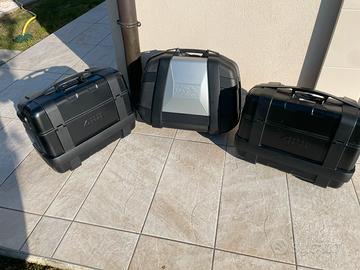 Bauletto kappa e valigie laterali givi
